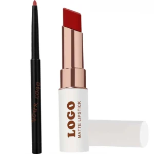 Waterproof Pigmented Matte Retractable Lipstick & Lip Liner Long Lasting Lip Makeup Kit