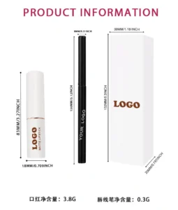 Waterproof Pigmented Matte Retractable Lipstick & Lip Liner Long Lasting Lip Makeup Kit