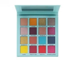 Cost-effective Earth Tone Single Blue Shimmer Fine Glitter Eyeshadow Daily Eye Makeup Palette