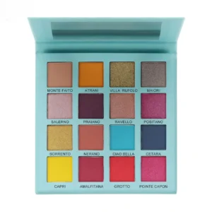 Cost-effective Earth Tone Single Blue Shimmer Fine Glitter Eyeshadow Daily Eye Makeup Palette