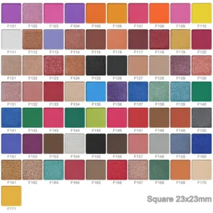 Single Snowflake Glitter Eyeshadow, Matte Shimmer Texture PVC Single Pack Highly Pigment Eye Makeup