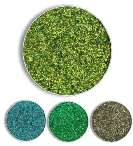 Single Snowflake Glitter Eyeshadow, Matte Shimmer Texture PVC Single Pack Highly Pigment Eye Makeup