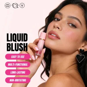 Small Batch Custom Private Label No Logo 6 Shades Liquid Blush, Highly Pigmented Fade Resistant Lightweight Face Rouge Makeup