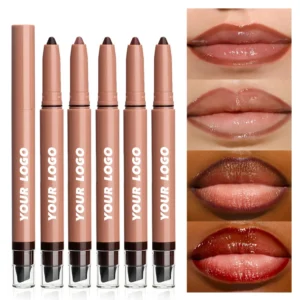 Small Batch Private Label 9 Shades Waterproof Matte Lip Liner, Non Transfer Cup Proof Long Wear Precise Lip Contour Pencil
