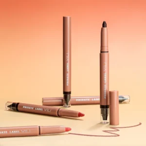 Small Batch Private Label 9 Shades Waterproof Matte Lip Liner, Non Transfer Cup Proof Long Wear Precise Lip Contour Pencil