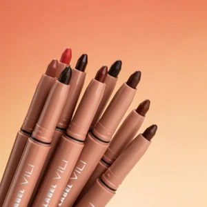 Small Batch Private Label 9 Shades Waterproof Matte Lip Liner, Non Transfer Cup Proof Long Wear Precise Lip Contour Pencil