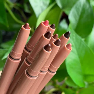Small Batch Private Label 9 Shades Waterproof Matte Lip Liner, Non Transfer Cup Proof Long Wear Precise Lip Contour Pencil