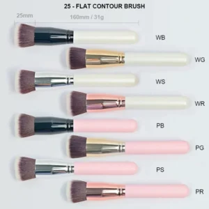 Small Batch Customizable Makeup Brush Set, Synthetic & Animal Fiber Cosmetic Brushes for Private Logo Printing