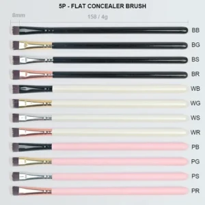 Small Batch Customizable Makeup Brush Set, Synthetic & Animal Fiber Cosmetic Brushes for Private Logo Printing