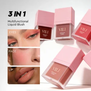 Small Batch Custom Private Label No Logo 6 Shades Highly Pigmented Liquid Blush, Fade Resistant Lightweight Facial Rouge