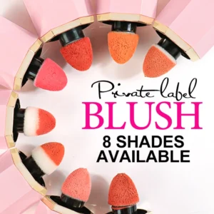 Small Batch Custom Private Label No Logo 8 Shades Liquid Blush, Highly Pigmented Lightweight Long Lasting Face Rouge