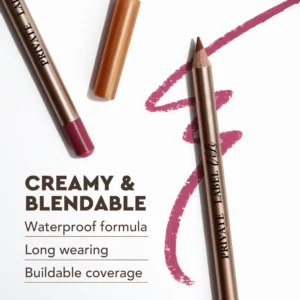 Small Batch Private Label 9 Shades Waterproof Matte Lip Liner, Non Transfer Long Wear Precise Lip Contour Pencil
