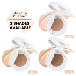 Small Batch Wholesale Private Label No Logo Long Wear BB Cream Cushion with Powder Puff, Hydrating Full Coverage Base Makeup