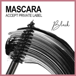 Small Batch Private Label No Logo Waterproof Smudge Resistant Black Mascara, Lengthening Curling Volumizing Long Lasting Eyelash Makeup