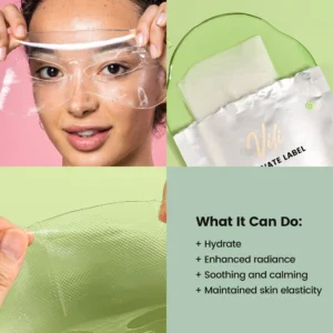 Small Batch Custom Private Label Hydrating Cleansing Sheet Facial Mask, Moisture Lock Nourishing Skin Care