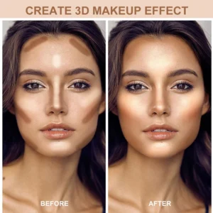 Small Batch Private Label No Logo Dual End Contour Highlighter Stick, Multi-use Facial Sculpting Brightening Makeup
