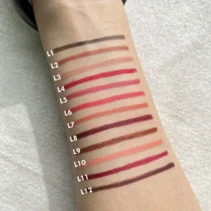 Small Batch Private Label No Logo Nude Waterproof Matte Lip Liner, Non Transfer Long Wear Precise Lip Contour Pencil