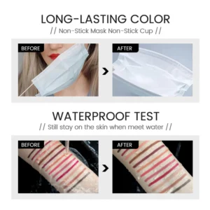 Small Batch Private Label No Logo Nude Waterproof Matte Lip Liner, Non Transfer Long Wear Precise Lip Contour Pencil