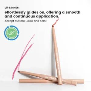 Small Batch Private Label No Logo Nude Waterproof Matte Lip Liner, Non Transfer Long Wear Precise Lip Contour Pencil