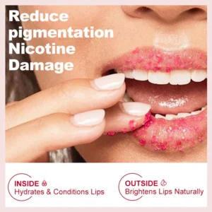 Small Batch Custom Private Label No Logo Strawberry Scent Lip Scrub, Exfoliating Dead Skin Remover Hydrating Lip Care