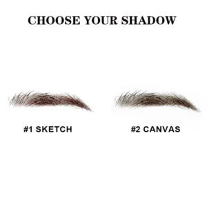 Waterproof Sweat Proof Retractable Hard Core Eyebrow Pencil, Smudge Resistant Natural Wild Brow Long Wear Definer