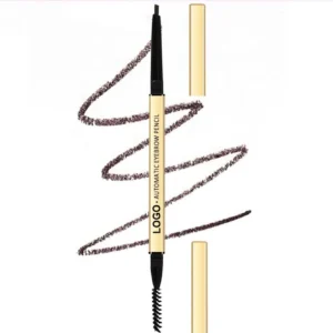 Waterproof Sweat Proof Retractable Hard Core Eyebrow Pencil, Smudge Resistant Natural Wild Brow Fade Resistant Brow Definer