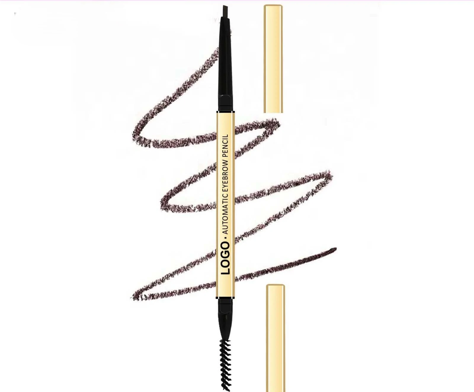 Waterproof Sweat Proof Retractable Hard Core Eyebrow Pencil, Smudge Resistant Natural Wild Brow Fade Resistant Brow Definer