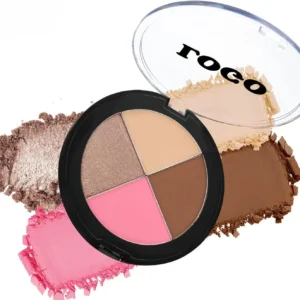 Waterproof Matte All-in-One Facial Palette, Highlight Concealer Nose Shadow Contour Sculpting Makeup