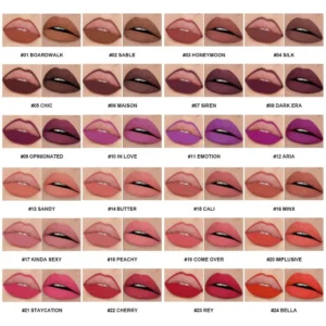 Waterproof Matte Non-transfer Long Wear 2 In 1 Lipstick & Lip Liner Lip Makeup Set