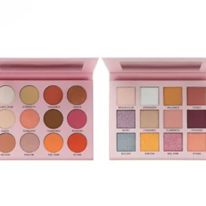 Wholesale Private Label No Logo 12-Shade DIY Multi-Use Eyeshadow Palette, Highly Pigmented Daily Eye Cosmetic