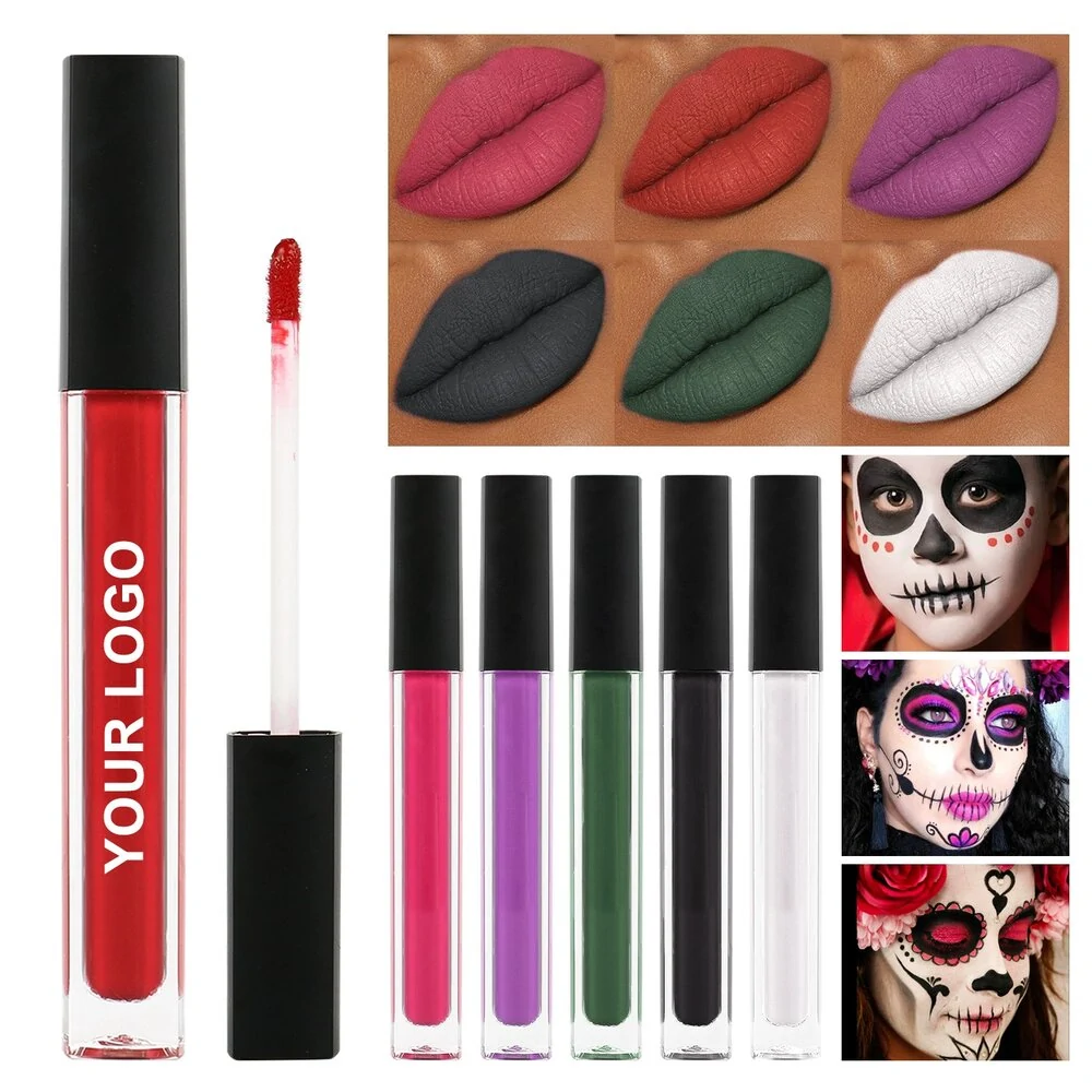 Wholesale Private Label No Logo Matte Liquid Lip Gloss, Non Transfer Fade Resistant Cup Proof Long Wear Lip Color Makeup