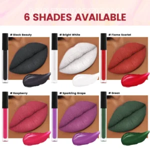 Wholesale Private Label No Logo Matte Liquid Lip Gloss, Non Transfer Fade Resistant Cup Proof Long Wear Lip Color Makeup