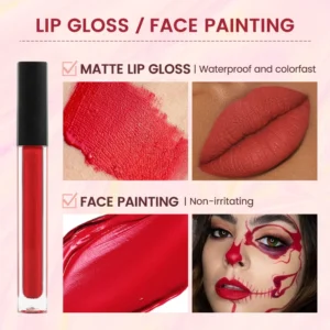 Wholesale Private Label No Logo Matte Liquid Lip Gloss, Non Transfer Fade Resistant Cup Proof Long Wear Lip Color Makeup