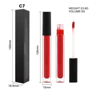 Wholesale Private Label No Logo Matte Liquid Lip Gloss, Non Transfer Fade Resistant Cup Proof Long Wear Lip Color Makeup