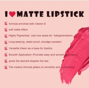 Wholesale Matte Waterproof Non-transfer Lipstick, Cup Proof Fade Resistant Daily Personal Lip Care Makeup